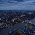 Central London - aerial photography of city buildings